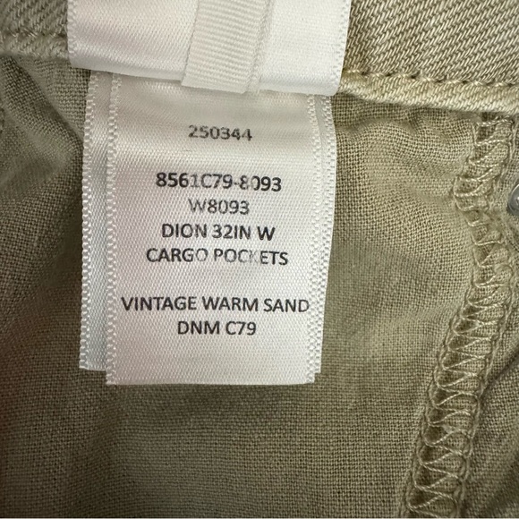 Paige Dion Flare Leg Utility Cargo Jeans in Vintage Warm Sand Size 32 X 30 READ - Picture 13 of 15